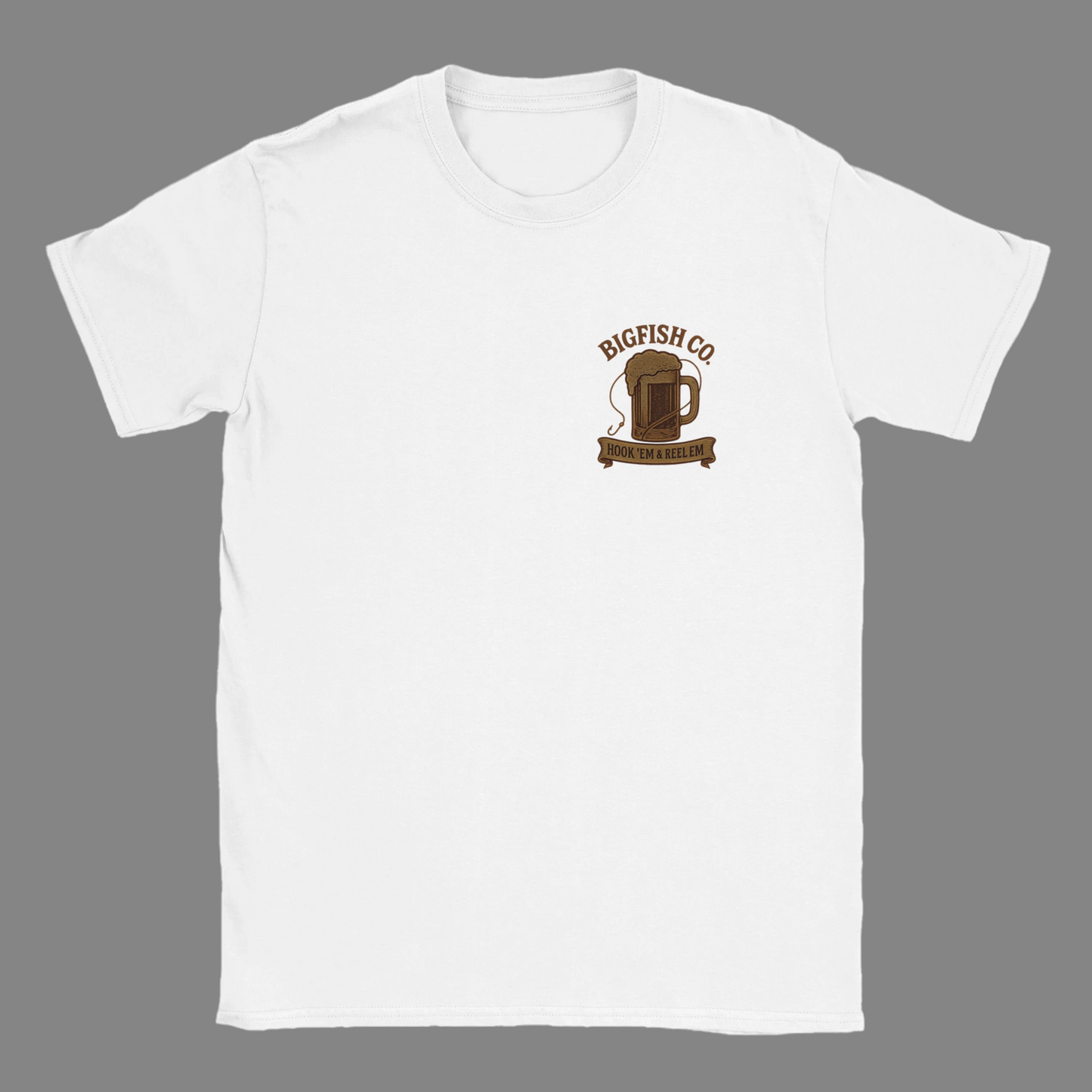 Unisex Crewneck T-shirt | Hook' em, Reel' em !